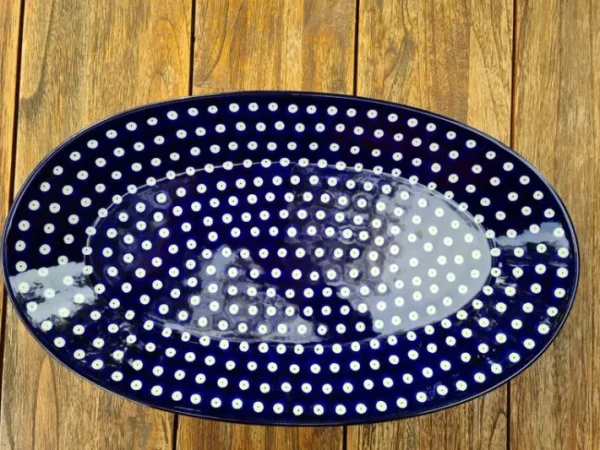 Platte, oval, 45,5 x 27 cm, Tradition 5 - polish pottery - BSN 2181^Bunzlauer Keramik Sale