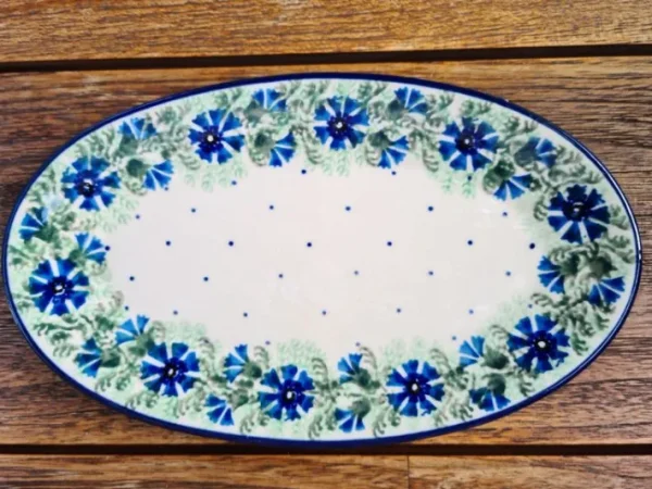 Platte, oval, 21 x 13 cm, Tradition 7- polonaise poterie - BSN 1817^Bunzlauer Keramik Best