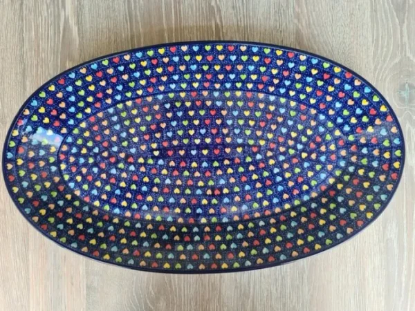 Platte, oval, 45,5 x 27 cm, Träume, BSN A-1072^Bunzlauer Keramik Clearance
