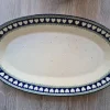 Platte, oval, 45,5 x 27 cm, White Valentine, BSN R-076^Bunzlauer Keramik Online