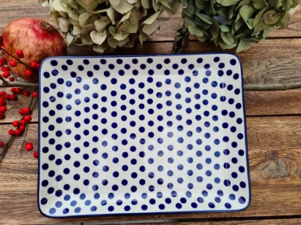 Platte, rechteckig, 27 x 21 cm, Tradition 24^Bunzlauer Keramik Fashion
