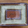 Platte, rechteckig, 27 x 21 cm, Unikat 1^Bunzlauer Keramik Clearance