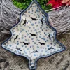 Platte, 20x20 cm, Dackel^Bunzlauer Keramik Best