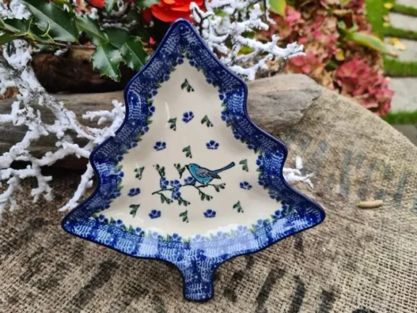 Platte, 20x20 cm, Vogel Ivy^Bunzlauer Keramik New