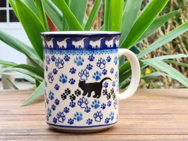 Pott, 600 ml,12 cm, Katze, BSN A-0075^Bunzlauer Keramik Hot