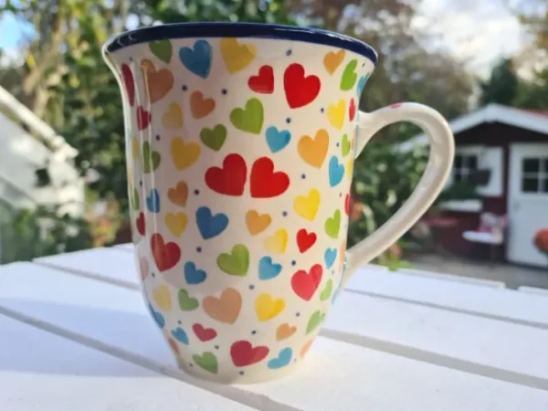 Pott, ca. 450 ml, Höhe 12 cm, Liebe^Bunzlauer Keramik Hot