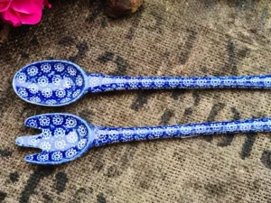 Salatbesteck, Lace^Bunzlauer Keramik Best