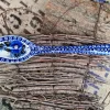 Salatlöffel, 32,5 cm lang, Unikat 2^Bunzlauer Keramik Outlet