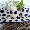 Salz, Pfeffer & Zahnstocher-Set mit Tablett, Tradition 28 - BSN 7721^Bunzlauer Keramik Hot
