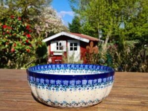 Schale, Ø 27 cm, 10 cm, Fleur Delicate, BSN A-0737^Bunzlauer Keramik Hot