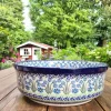 Schale, Ø 32 cm, 11 cm, Forget me not, BSN J-2025^Bunzlauer Keramik Fashion