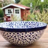 Schale, Ø 24 cm, 2600 ml, Höhe 8,5 cm, Crazy Dots, BSN A-0289^Bunzlauer Keramik Clearance