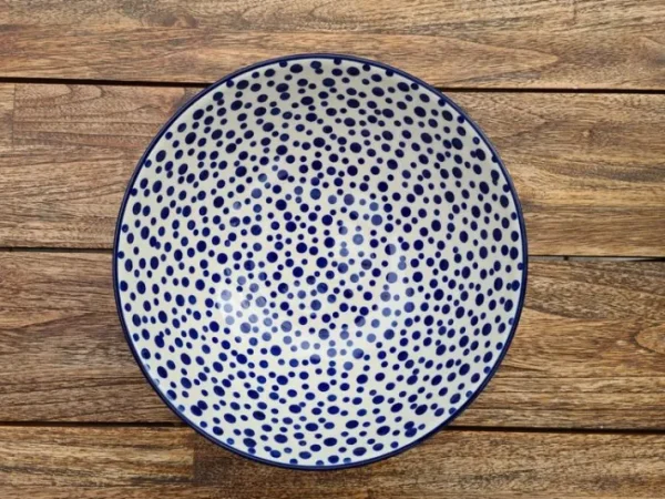 Schale, Ø 20 cm, 1500 ml, Höhe 8,5 cm, Crazy Dots, Vol. 1,2 l, BSN A-0290^Bunzlauer Keramik Sale