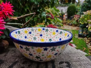 Schale, Ø 27,5 cm,11 cm, Sterne^Bunzlauer Keramik Outlet