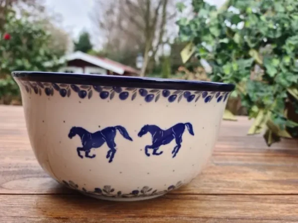 Schale, Ø 22 cm, Höhe 11 cm, 2600 ml, Horse^Bunzlauer Keramik Sale