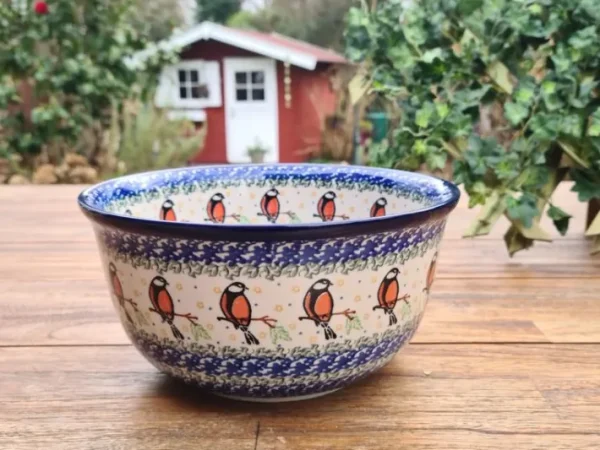 Schale, Ø 22 cm, Höhe 11 cm, 2600 ml, Vogel^Bunzlauer Keramik Fashion