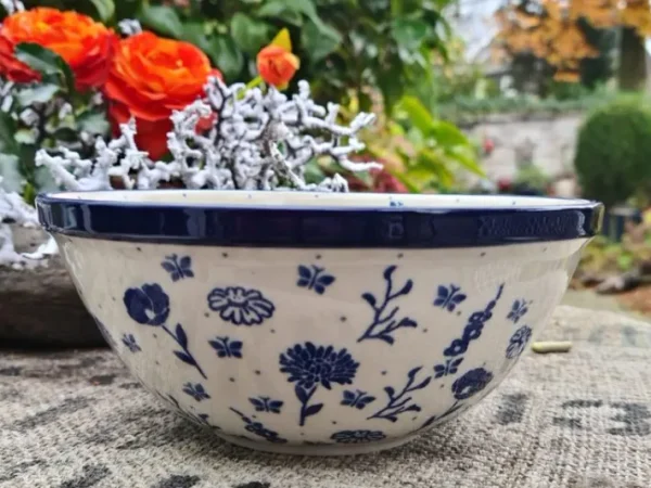 Schale, Ø 24 cm, Höhe 8,5 cm, Flower Festival^Bunzlauer Keramik Fashion