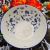 Schale, Ø 17 cm, Höhe 8 cm, Vol. 750 ml - Flower Festival^Bunzlauer Keramik Online