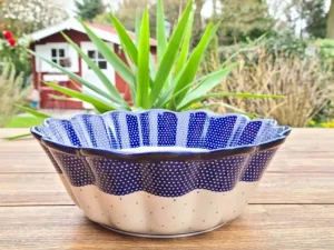 Schale / Auflaufform, Ø 28,5 cm, Höhe 10 cm, Unikat 18 - BSN 8495^Bunzlauer Keramik Best