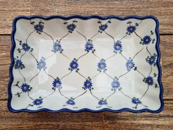 Schale / Auflaufform -27,5 cm x 19 cm x 6 cm -Tradition 8-BSN 8192^Bunzlauer Keramik Fashion