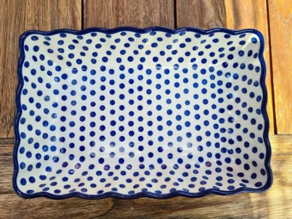Schale / Auflaufform -31 cm x 22 cm x 7 cm -Tradition 24-BSN 8262^Bunzlauer Keramik New