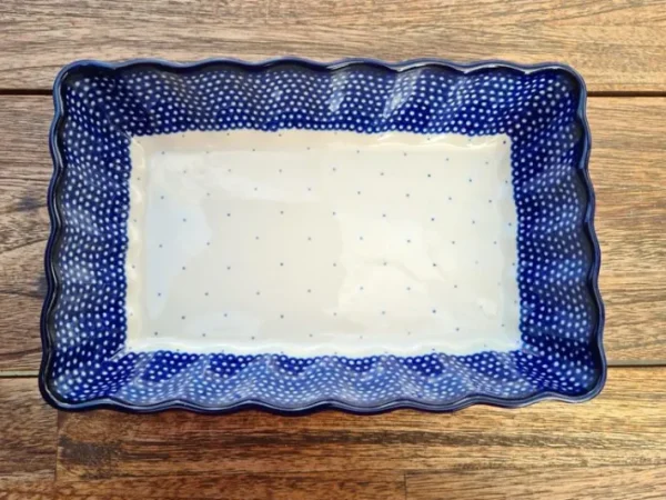 Schale / Auflaufform, 23 x 15 x 6 cm, Unikat 18 - BSN 8247^Bunzlauer Keramik New