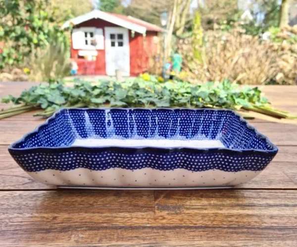 Schale / Auflaufform, 27,5x19x6 cm, Unikat 18, BSN 8216^Bunzlauer Keramik Sale