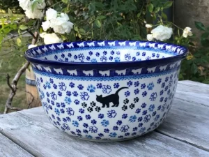 Schale, Ø27 cm,13 cm, 5000 ml, Katze, BSN A-0058^Bunzlauer Keramik Hot