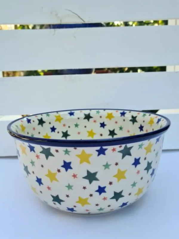 Schale, Ø32 cm,16 cm, Sterne^Bunzlauer Keramik Hot