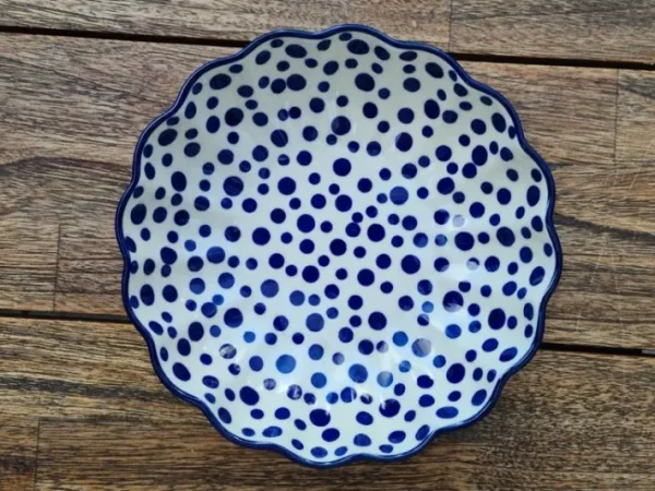 Schale, 900 ml, Ø 20 cm, 5 cm, Crazy Dots, BSN A-0383^Bunzlauer Keramik Online