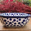 Schale / Müslischale, 400 ml, 12,5x12,5 cm, 5 cm, Crazy Dots^Bunzlauer Keramik New