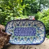 Schale / Platte, 26 x 16 x 3 cm, Forget me not - BSN J-4628^Bunzlauer Keramik Hot