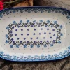 Schale / Platte, 26 x 16 x 3 cm, Fleur Delicate - BSN J-4629^Bunzlauer Keramik Clearance