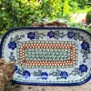 Schale / Platte, ca. 26 x 16 cm, 900 ml, Höhe 3 cm, Unikat 8- polska pottery - BSN 1328^Bunzlauer Keramik Sale