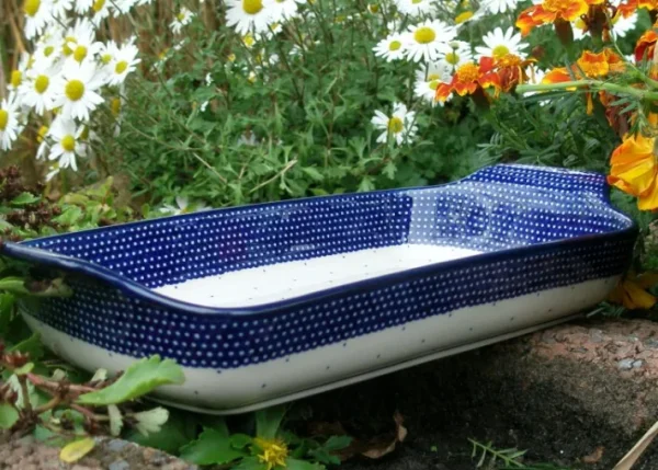 Schale, 32 x 18 x 5 cm, 1500 ml, Unikat 18 - BSN m-3384^Bunzlauer Keramik New