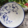 Schale auf Fuss, Ø14,5 cm,8,5 cm, Flower Festival^Bunzlauer Keramik Outlet