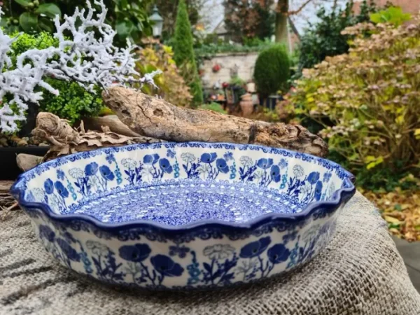 Schale/Tarteform, Ø 28 cm, 6 cm hoch, Garden of Joy^Bunzlauer Keramik New