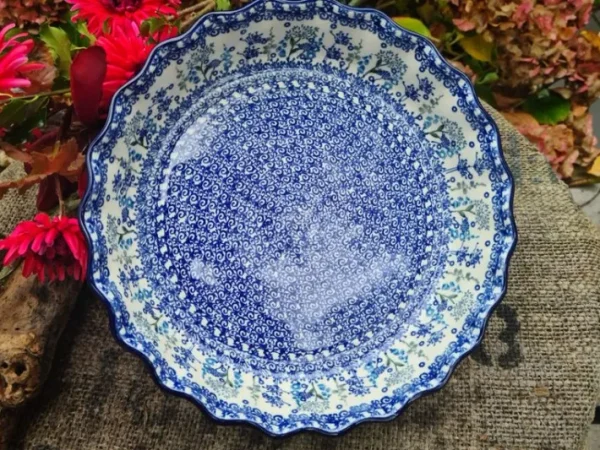 Schale/Tarteform, Ø 28 cm, 6 cm hoch, Floral Party^Bunzlauer Keramik Fashion