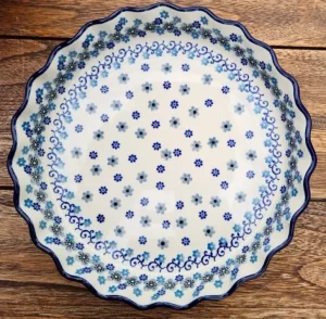 Schale/Tartform, Ø 25,5 cm, Winter Garden, BSN A-1403^Bunzlauer Keramik Outlet