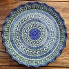 Schale/Tartform, 1400 ml, Ø 25 cm, Unikat 58^Bunzlauer Keramik New