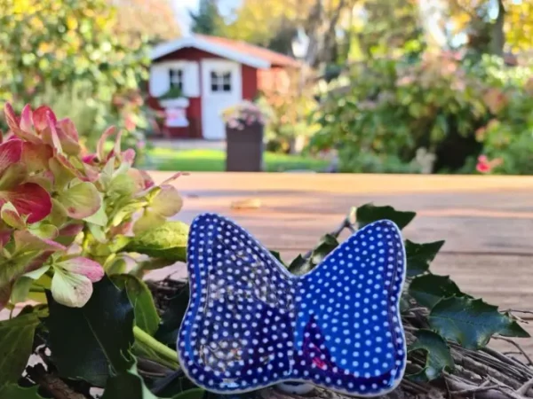 Schmetterling, 8,5 x 7 x 4,5 cm, Unikat 18, BSN 21252^Bunzlauer Keramik Hot