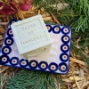 Seifenschale eckig, 12 x 8 cm, Tradition 10, BSN m-946 unterschiedlich bemalt^Bunzlauer Keramik Sale