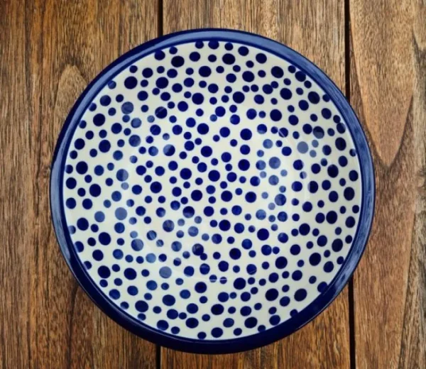 Suppenteller, Ø 21,5 cm, Crazy Dots, BSN A-0281^Bunzlauer Keramik Fashion