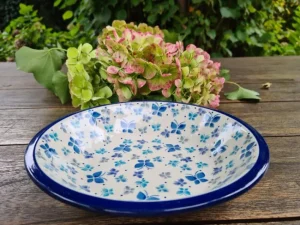 Suppenteller, Ø 21,5 cm, Schmetterlinge^Bunzlauer Keramik Outlet