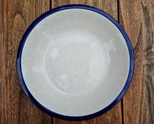 Suppenteller, Ø 21,5 cm, White Lace^Bunzlauer Keramik Online