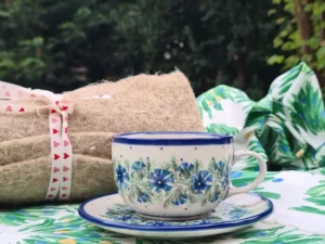 Tasse mit Untertasse, 200 ml, Tradition 7, BSN 30080^Bunzlauer Keramik Outlet