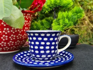 Tasse mit Untertasse, 150 ml, Tradition 4, BSN 1658^Bunzlauer Keramik New