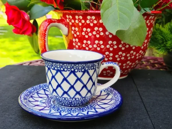 Tasse mit Untertasse, 150 ml, Tradition 2  - BSN 2543^Bunzlauer Keramik New