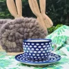 Tasse mit Untertasse, 200 ml, Tradition 4, BSN 30077^Bunzlauer Keramik Best