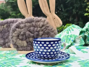 Tasse mit Untertasse, 200 ml, Tradition 4, BSN 30077^Bunzlauer Keramik Best